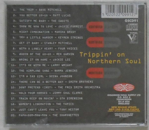 TRIPPIN' ON NORTHERN SOUL - Various Artist -  BRAND NEW - CD - Image 3