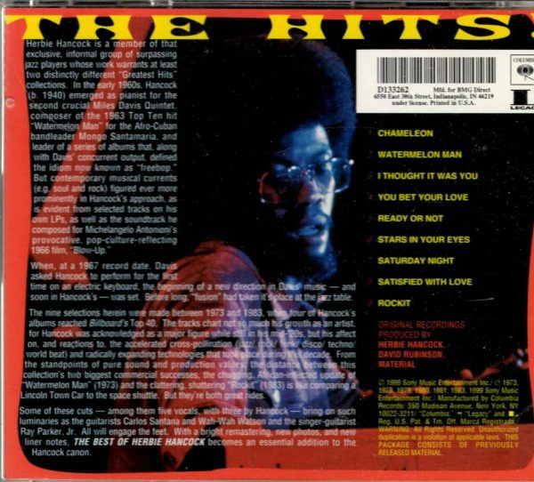 The Best of Herbie Hancock: The Hits by Herbie Hancock - CD - Image 3