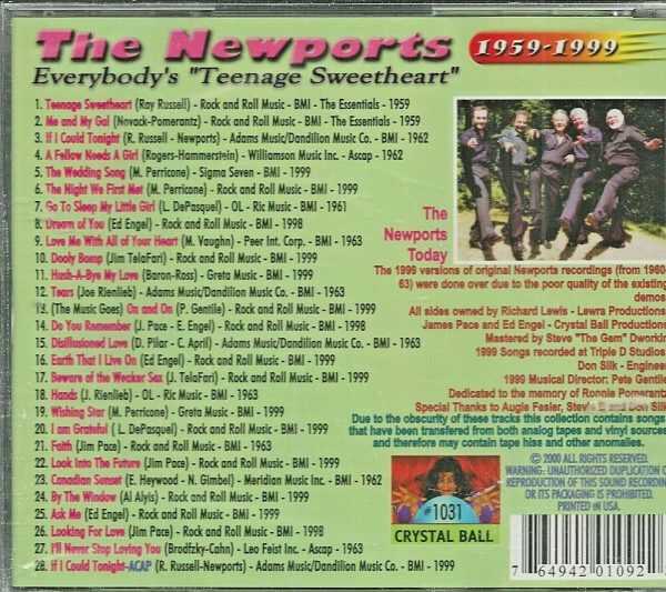 The NEWPORTS - CD - Everybody's Teenage Sweetheart -  BRAND NEW - Image 3