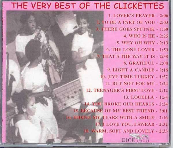 The Very Best Of THE CLICKETTES - CD - BRAND NEW - Image 3
