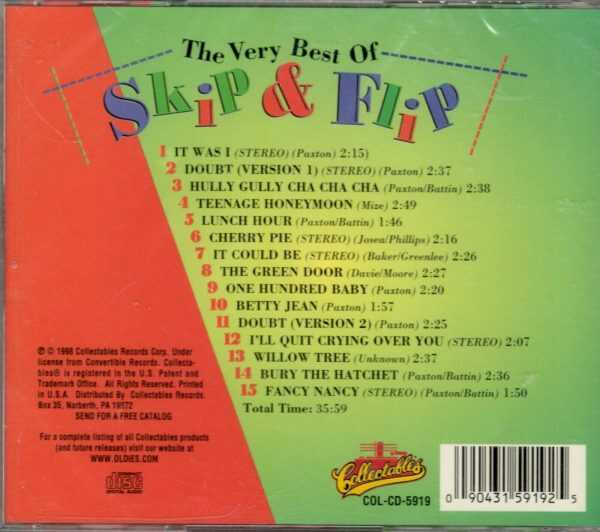 The Very Best of Skip & Flip - It Was I - CD - Brand New - Image 3