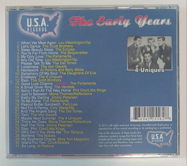 USA RECORDS - THE EARLY YEARS   CD     BRAND NEW - Image 3