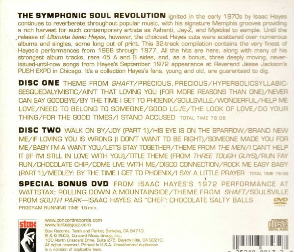 Ultimate Isaac Hayes: Can You Dig It? by Isaac Hayes - 2 Discs +Bonus DVD - Image 3