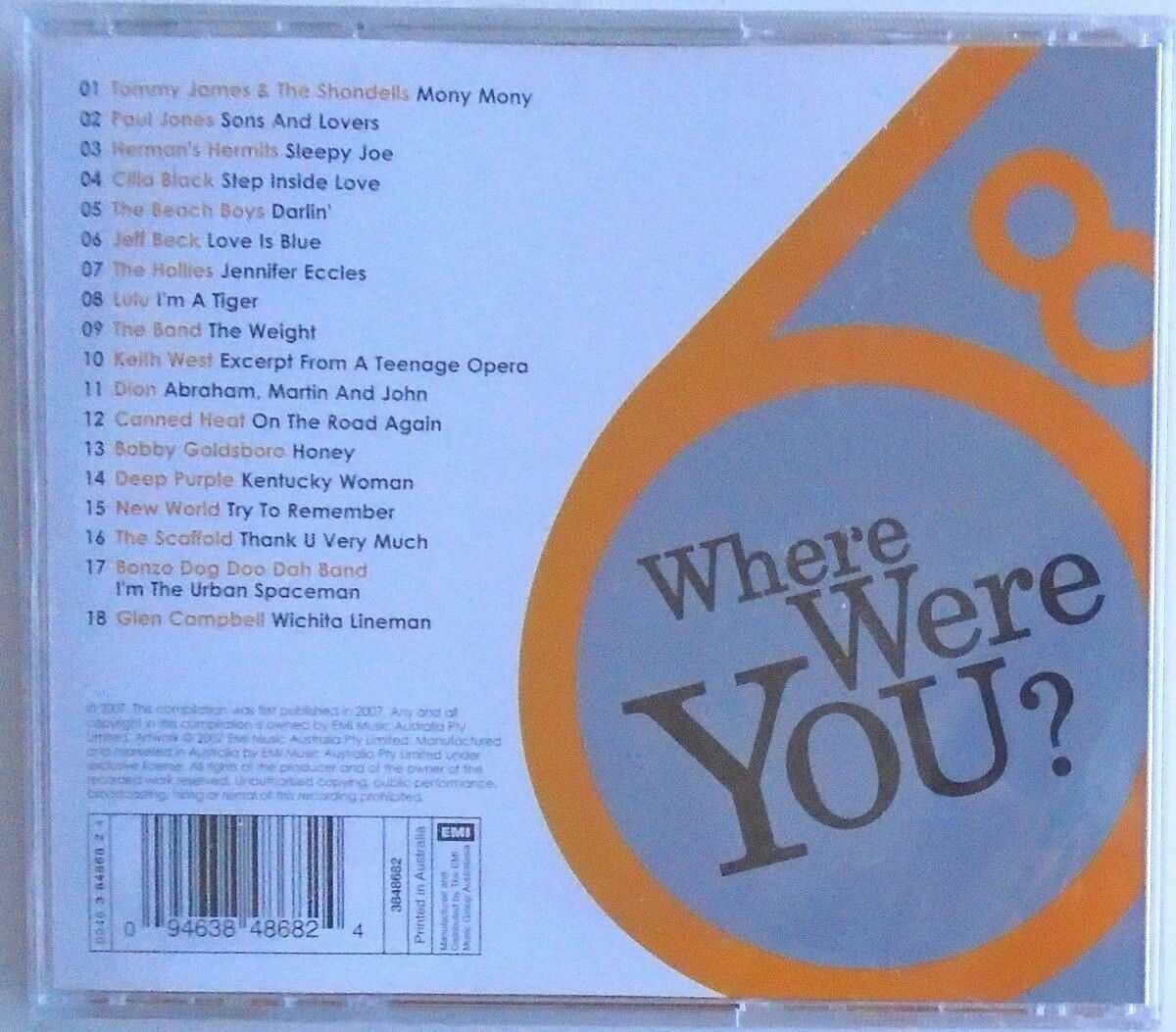 WHERE WERE YOU - CD - 1968 - BRAND NEW - Image 3