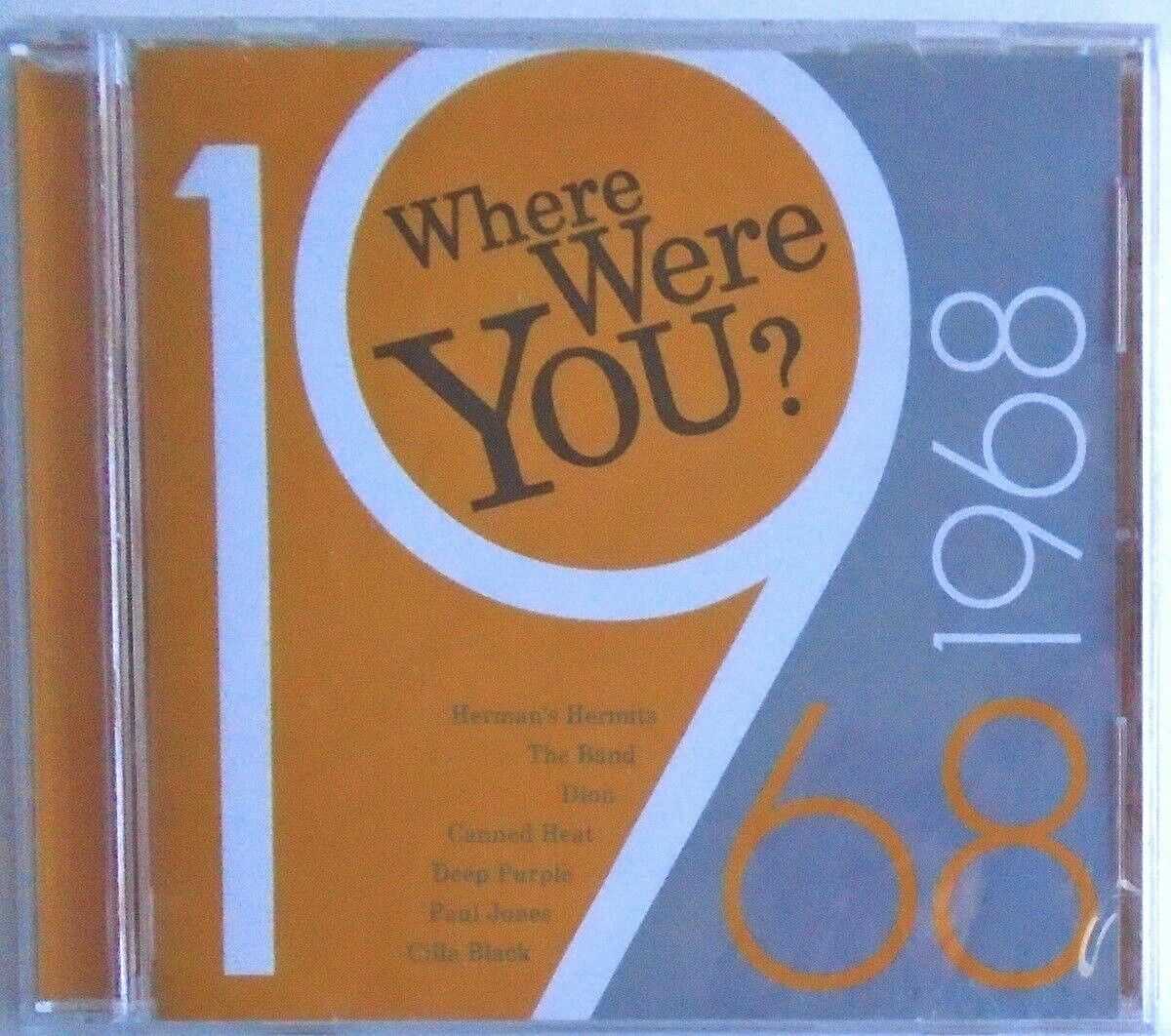 WHERE WERE YOU - CD - 1968 - BRAND NEW