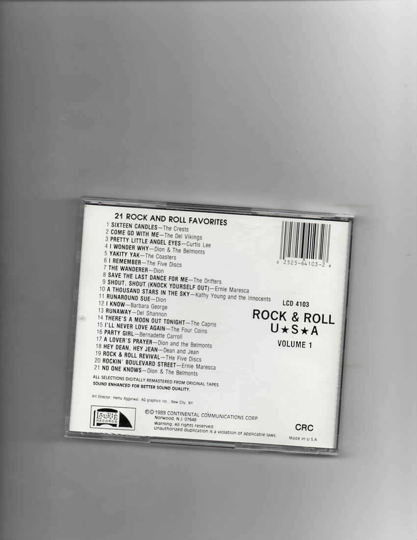 21 ROCK & ROLL FAVORITES - VOL 1-CD - Image 3