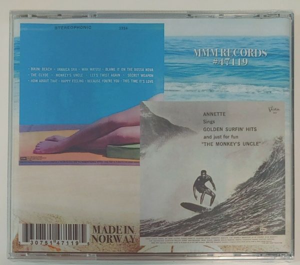 ANNETTE - AT BIKINI BEACH / GOLDEN SURFIN HITS   CD     BRAND NEW - Image 3