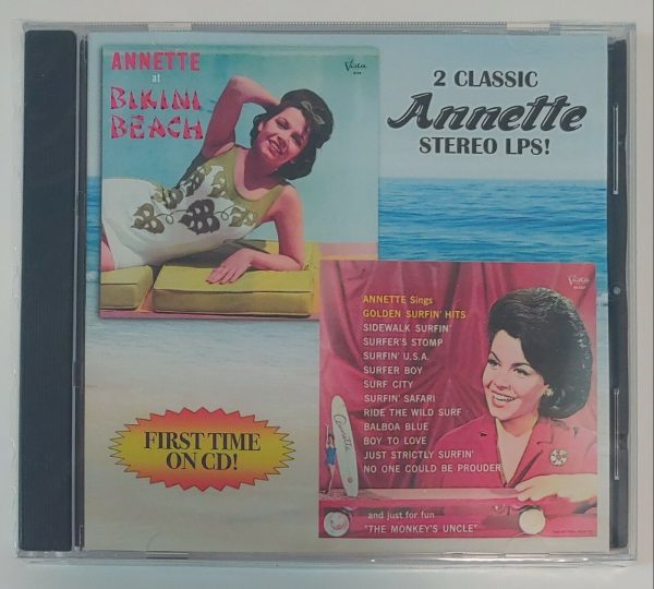 ANNETTE - AT BIKINI BEACH / GOLDEN SURFIN HITS   CD     BRAND NEW