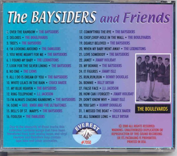 BAYSIDERS And Friends - CD - BRAND NEW - Image 3