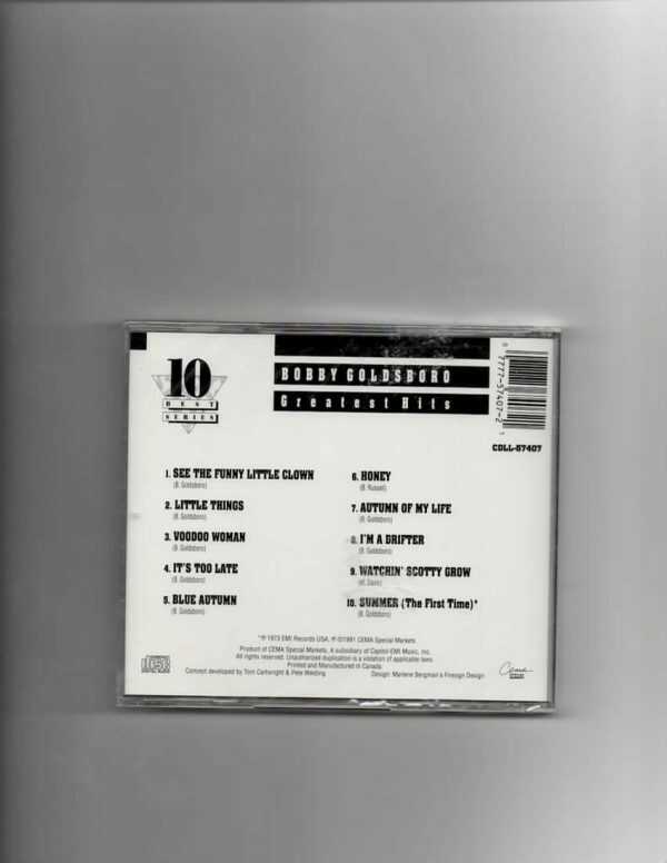 BOBBY GOLDSBORO - GREATEST HITS-BRAND NEW CD - Image 3