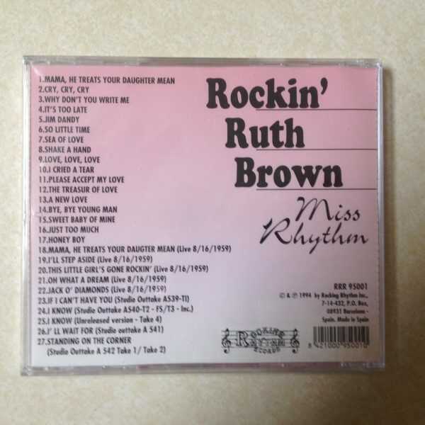 BROWN, RUTH - ROCKIN MISS RHYTHM -  BRAND NEW CD - Image 3