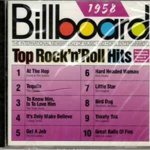 Billboard Top Rock & Roll Hits: 1958 by Various Artists - CD - Brand New