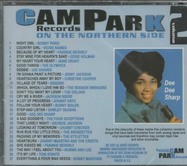 CAM PARK - On The Northern Side - Volume 2 - CD - BRAND NEW - Image 3