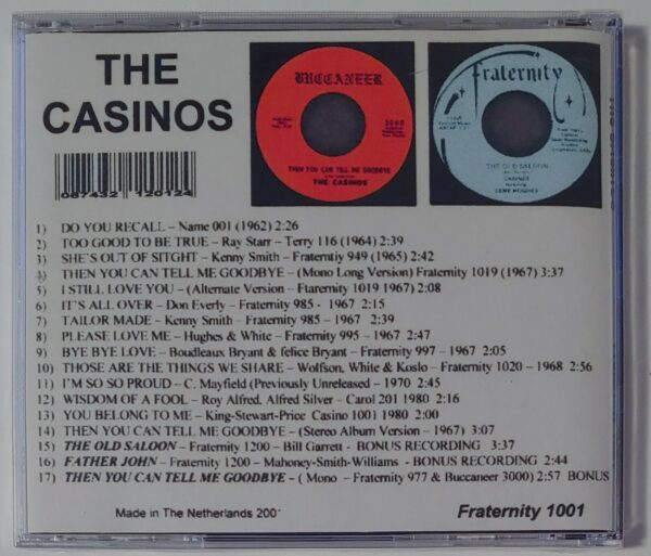 CASINOS - THEN YOU CAN TELL ME GOODBYE   CD   BRAND NEW - Image 3