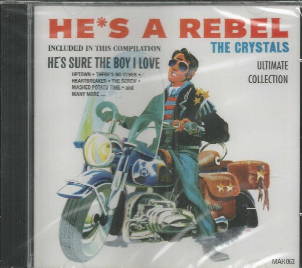CRYSTALS CD - He's a Rebel    Brand New    29 Tracks on Marginal
