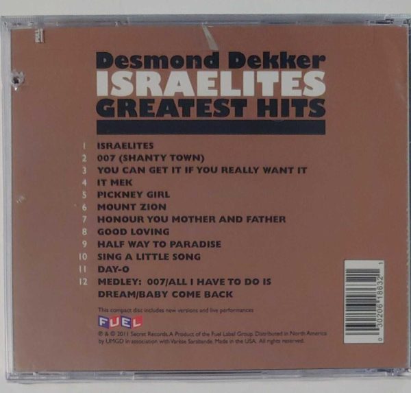 DESMOND DEKKER - GREATEST HITS  CD  BRAND NEW - Image 3