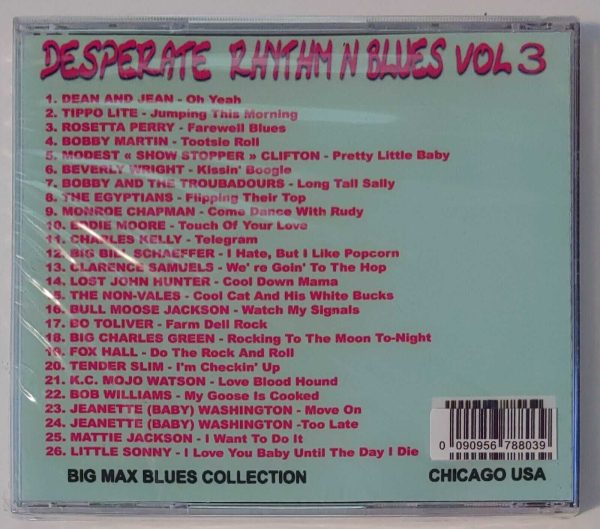 DESPERATE RHYTHM & BLUES - VOL 3  CD  BRAND NEW  CD  BRAND NEW - Image 3