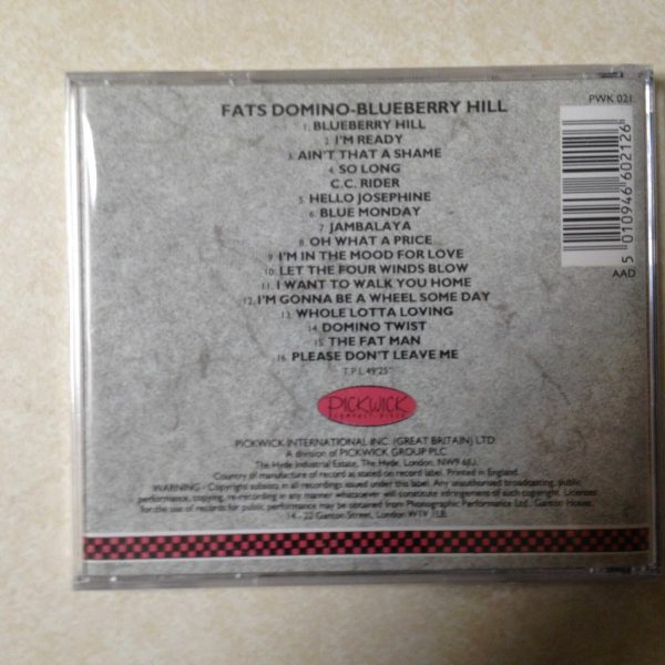 DOMINO, FATS - BLUEBERRY HILL - BRAND NEW CD - Image 3