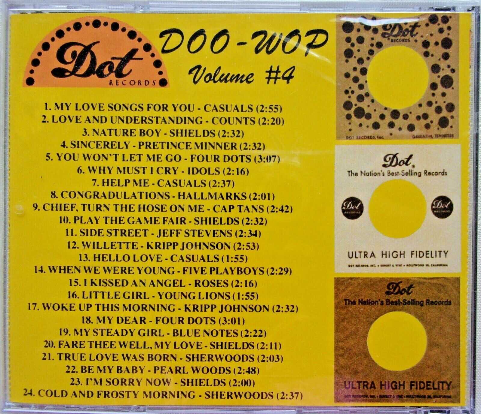 DOT DOO-WOP - CD - Volume 4 - BRAND NEW - Image 3