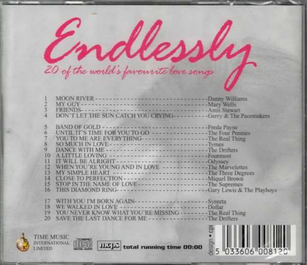 Endlessly - 20 Of The Worlds Favorite Love Songs - CD - Brand New - Image 3