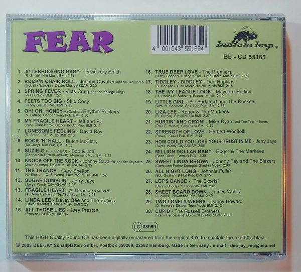 FEARS  CD BRAND NEW - Image 3