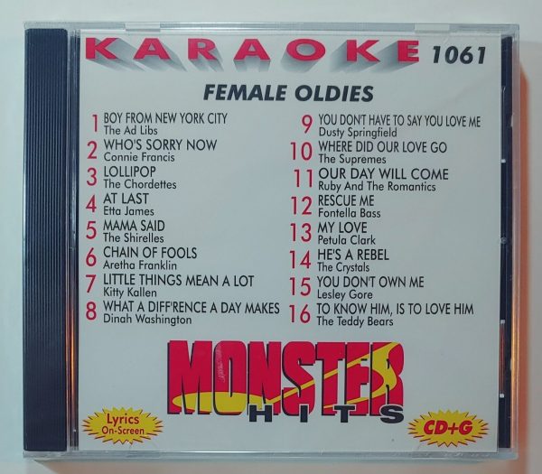 FEMALE OLDIES - KARAOKES  CD BRAND NEW