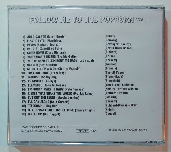 FOLLOW ME TO THE POPCORN - VOL 1  CD BRAND NEW - Image 3