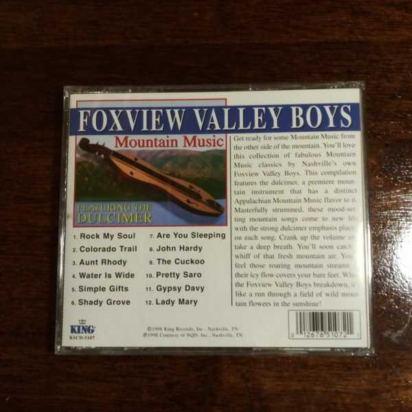 FOXVIEW VALLEY BOYS MOUNTAIN MUSIC The Dulcimer Country CD Album 12 Tracks NEW - Image 3