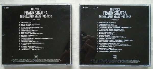 FRANK SINATRA - CD - The Voice/Columbia Years - Discs 1-4 - LIKE NEW - Image 5