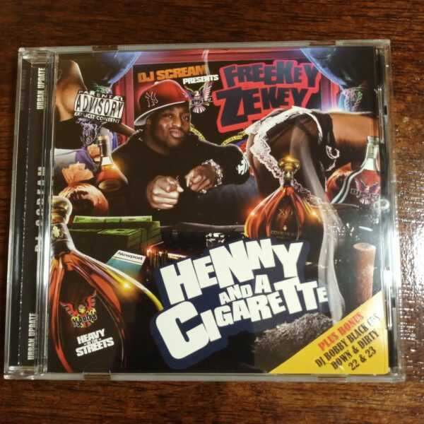 FREEKY ZEKEY - HENNY & CIGARETTE Gangsta Hip Hop Rap Cd Album 20 Tracks