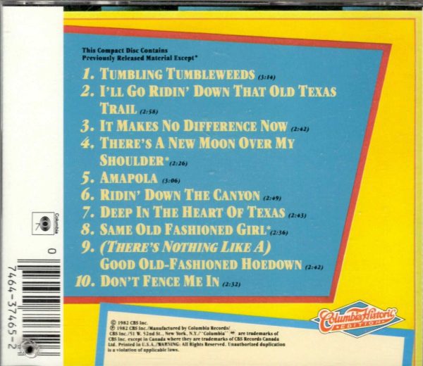 Gene Autry - Columbia Historic Edition by Gene Autry - CD - Image 3