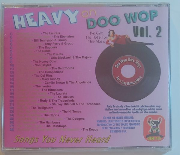 HEAVY ON DOO WOP - VOL 2   CD BRAND NEW - Image 3