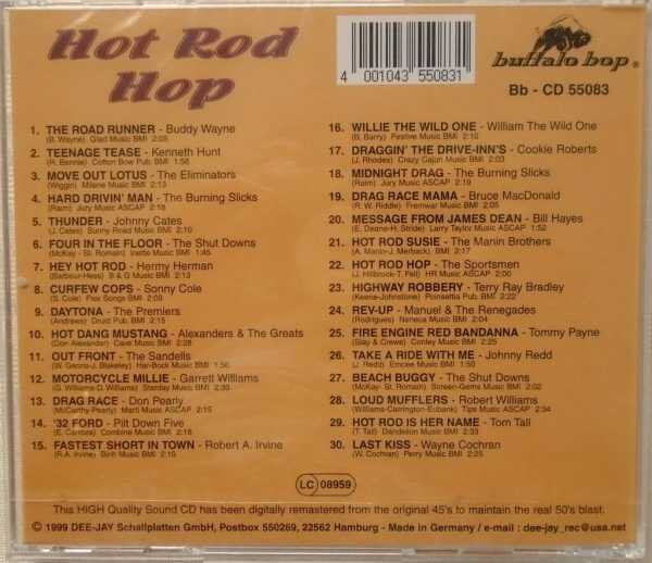 HOT ROD HOP - 30 Tracks - Various Artists - BRAND NEW -  CD - Image 3