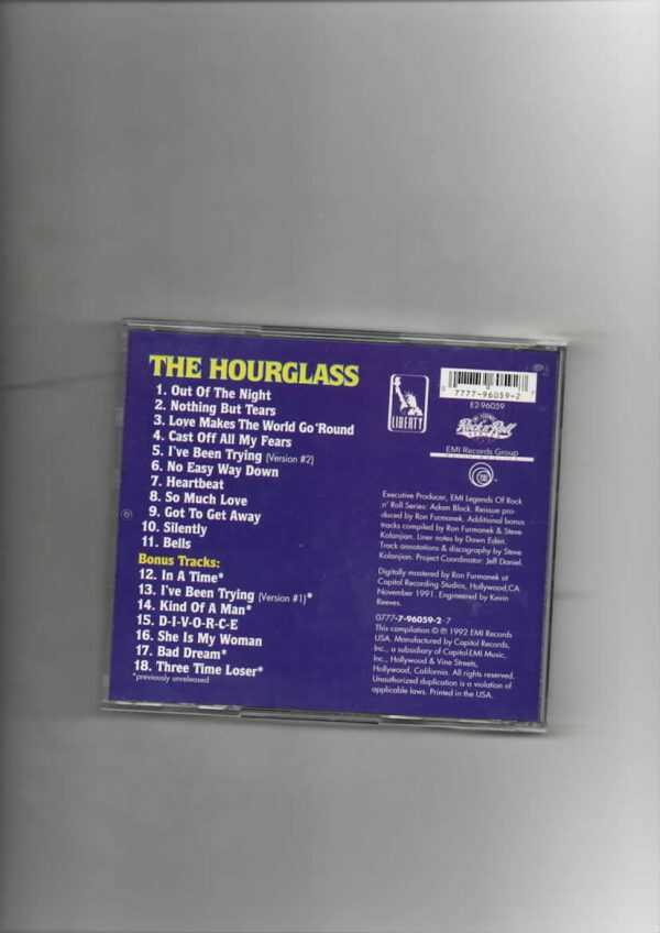 HOUR GLASS - A CLASSIC ALBUM REISSUE W/ UNRELEASED BONUS TRACKS-CD - Image 3