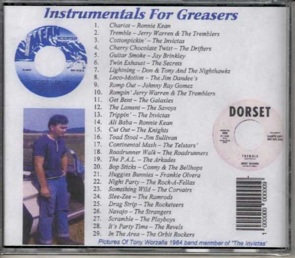 Instrumentals For Greasers - CD  - Brand New - Image 3