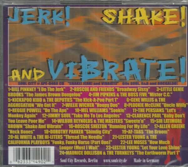 JERK SHAKE AND VIBRATE-  60s Soul R&B & Boogaloo -  BRAND NEW  - CD - Image 3