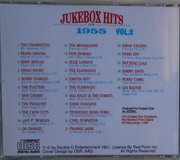 JUKEBOX HITS - CD - 1955 - Vol.. 2 - LIKE NEW - Image 3