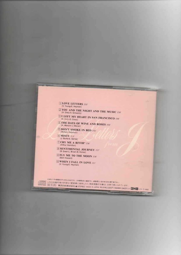 JULIE LONDON- LOVE LETTERS FROM J- CD - Image 3