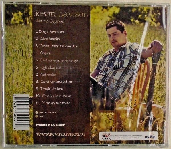 KEVIN DAVISON - CD - Just The Beginning - BRAND NEW - Image 3