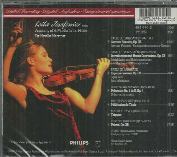 LEILA JOSEFOWICZ - CD - Bohemian Rhapsodies - BRAND NEW - Image 3
