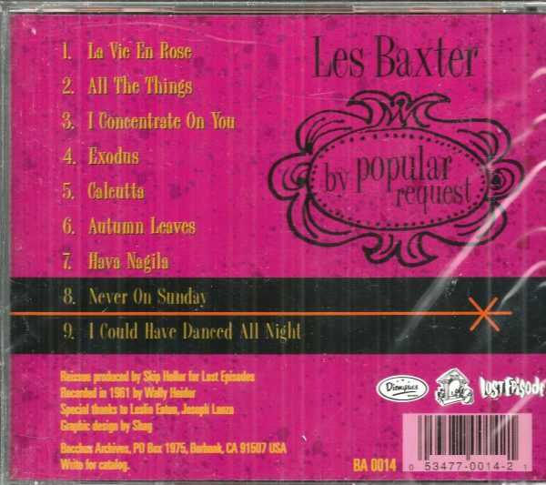 LES BAXTER - By Popular Request - CD - BRAND NEW - Image 3