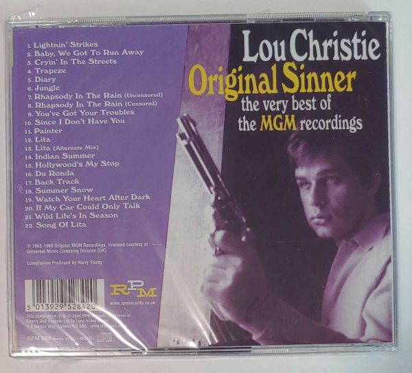 LOU CHRISTIE - ORIG SINNER VERY BEST OF MGM REC.  CD  BRAND NEW - Image 3