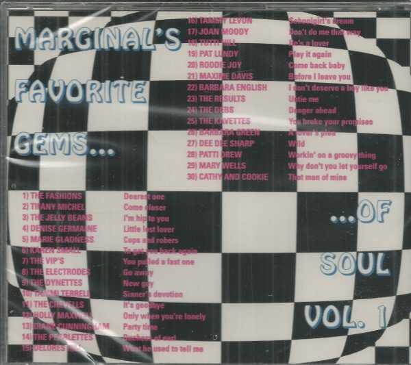 MARGINAL'S FAVORITE GEMS OF SOUL - Vol. 1 - CD - BRAND NEW - Image 3