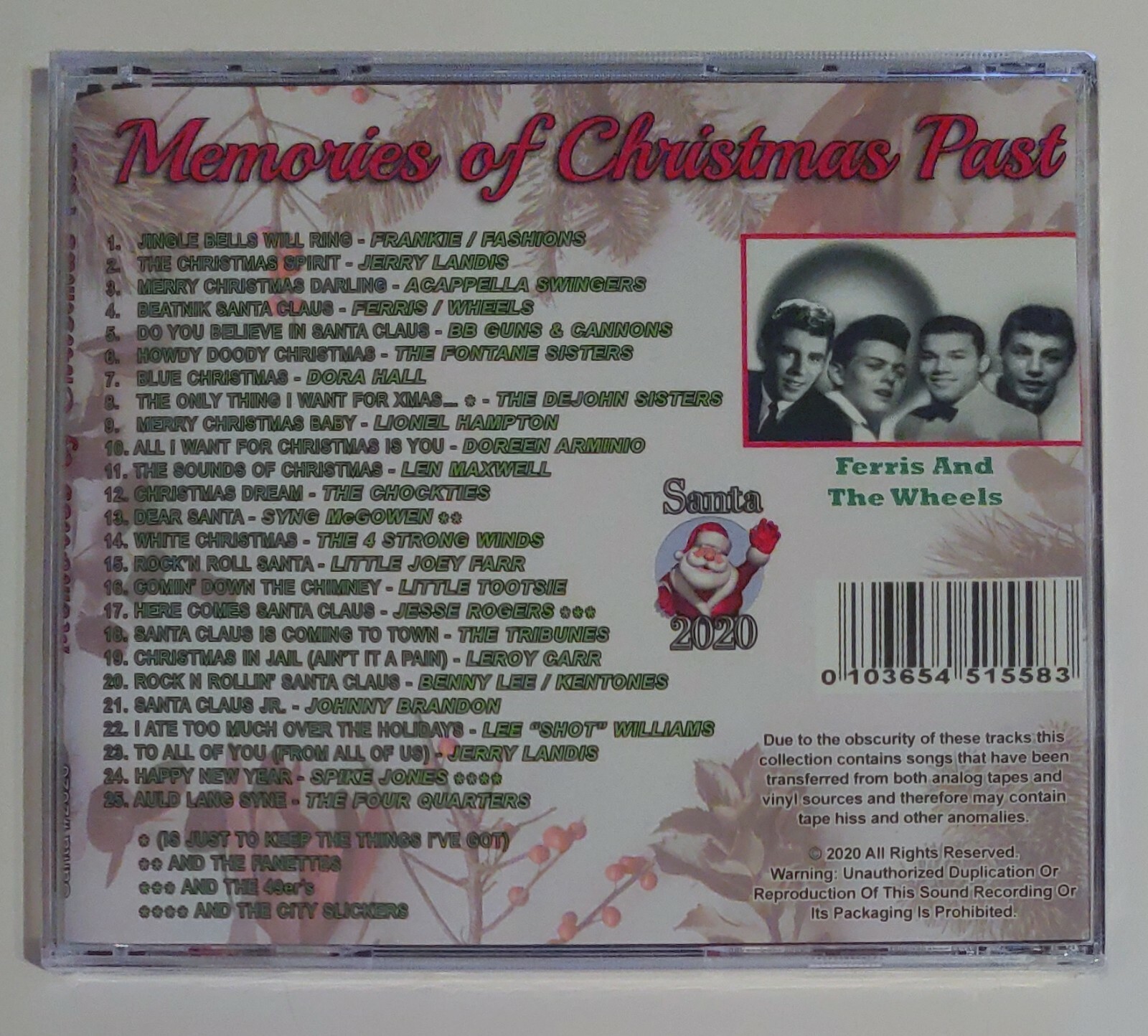 MEMORIES OF CHRISTMAS PAST CD BRAND NEW - Image 3