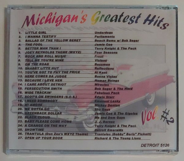 MICHIGAN'S GREATEST HITS - VOL 2   CD     BRAND NEW - Image 3