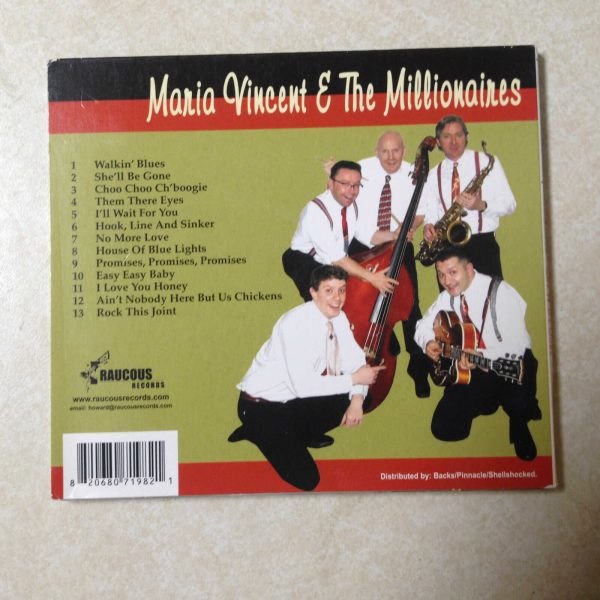 MILLIONAIRES, MARIA VINCENT AND - SHE'LL BE GONE AUDIO CD - Image 3