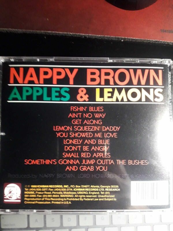 NAPPY BROWN - APPLES & LEMONS-CD - Image 3
