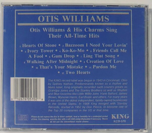 OTIS WILLIAMS & THE CHARMS - SING THEIR ALL TIME HITS   CD  BRAND NEW - Image 3