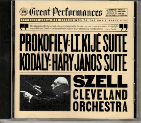 Prokofiev: Lt Kije Suite / Szell - Kodaly: Hary Janos Suite CD