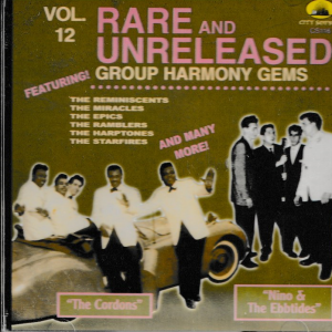 RARE AND UNRELEASED GROUP HARMONY GEMS - VOL 12 CD - BRAND NEW